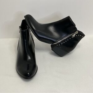 ESPRIT BLACK ANKLE BOOTS - SZ 8